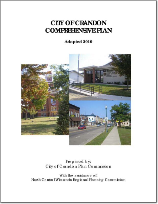 City of Crandon Comprehensive Plan 2010 North Central Wisconsin